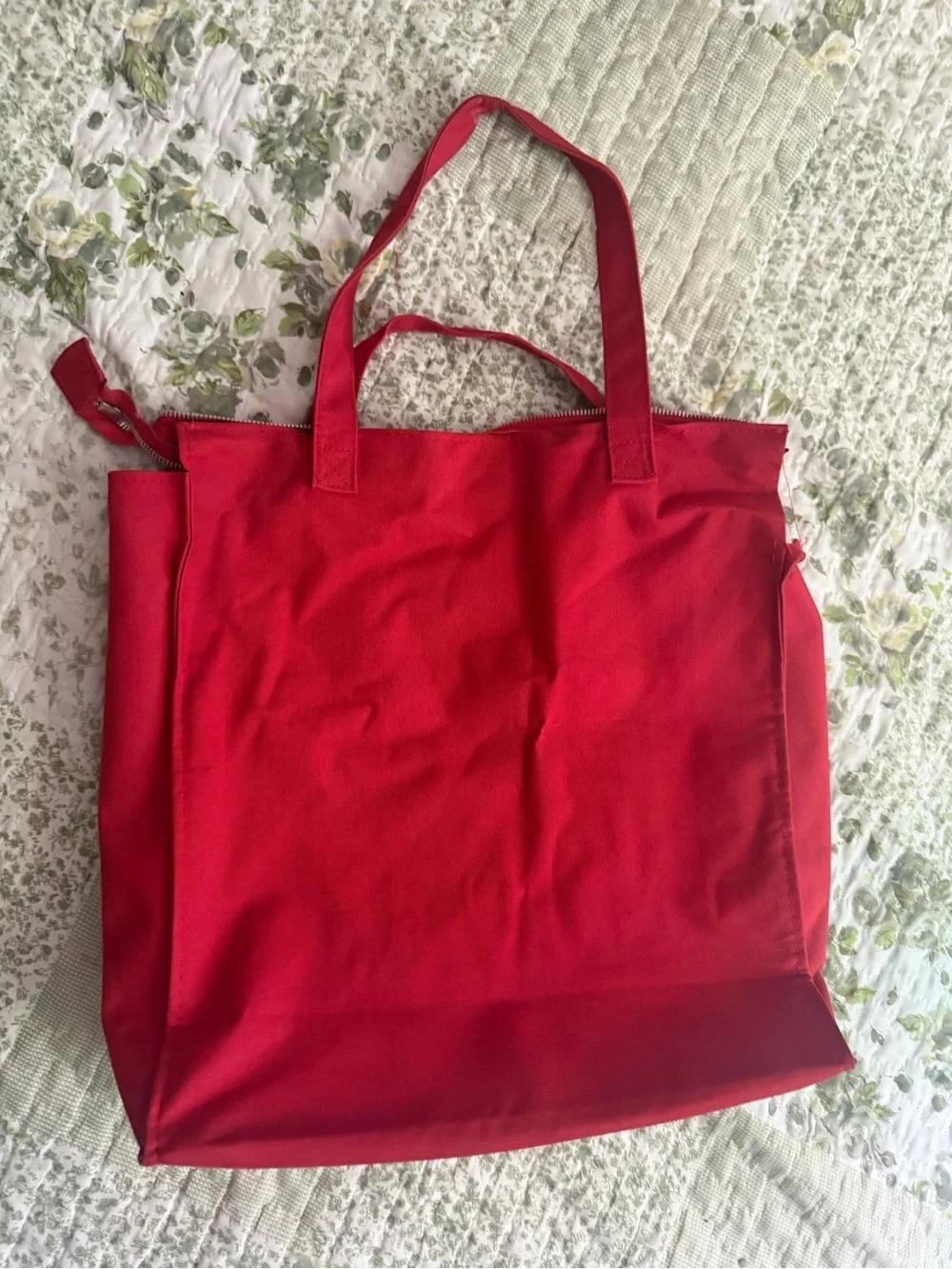 Vintage Multi-Pocket Canvas Tote Bag (1970s)